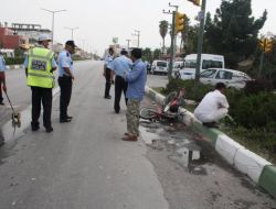 Araçla Çarpışan Motosiklet Sürücüsü Ağır Yaralandı