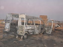 Mevsimlik İşçi Çocukları Minibüste Yanarak Öldü