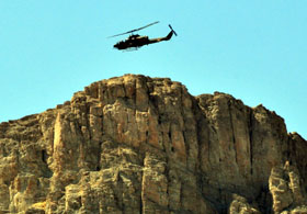 Çukurca'da helikopter hareketliliği