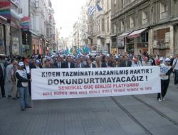 Sendikalardan 'Kıdem Tazminatı' Yürüyüşü