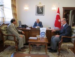 Çankırı Karatekin Üniversitesi Rektörü Savaş, Beşir Atalay’ı Ziyaret Etti