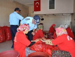 Zabıta Ekipleri Salçalık Biber Satış Yerlerini Denetledi