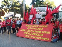 Tutuklanan Arkadaşlarının Serbest Bırakılması İçin Eylem Yaptılar