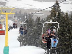 Uludağ’daki Hareketlilik Turizmcileri Memnun Etti