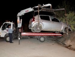 Alkollü Sürücü Kazada Yaralandı