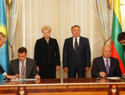 Kazakistan’dan Litvanya’ya Agit Desteği