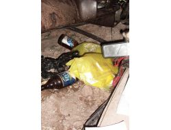 Şarampole Devrilen Otomobilden Boş Bira Şişeleri Çıktı