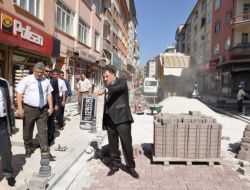 Malatya'da Aslantepe Caddesi Yenileniyor