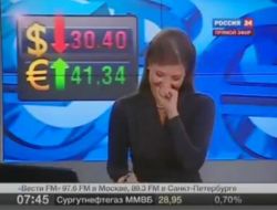 Rus Televizyon Sunucusu Gülme Krizine Girdi