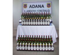 Adana'da 222 Şişe Kaçak İçki Ele Geçirildi