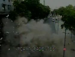 Rio’da 3 Kişinin Öldüğü Patlama Kameraya Yansıdı