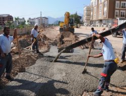 35. Cadde'de Altyapı Çalışmaları Sürüyor