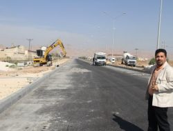Mardin'de İstasyon Havaalanı Arasındaki Beton Asfalt Çalışmaları Sürüyor