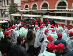 İşverenin Evine Yürüyen İşçilere Polis Engeli