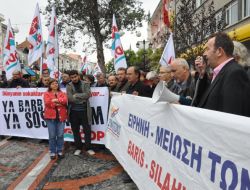 Türk ve Yunan Solcuları Edirne’de Eylem Yaptı