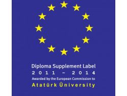 Avrupa Komisyonu'ndan Atatürk Üniversitesi'ne Diploma Eki Etiketi Ödülü