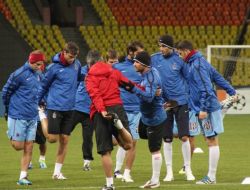 Trabzonspor, Moskova’da Son Antrenmanını Gerçekleştirdi