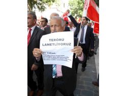 Mersin’de Şehitler İçin Yürüyüş Yapıldı