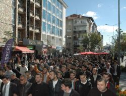 Kırşehir'de Binlerce Kişi Terörü Lanetledi