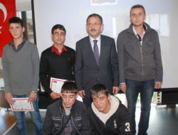 'Genç Umutlar' Sertifika Aldı