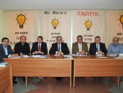 Ak Parti İzmir İl Başkanı Akay 30 İlçe Başkanıyla Biraraya Geldi