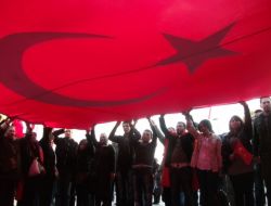 Besiktaş’ta Terör Protestosu