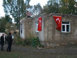 Ağrı'nın Hamur İlçesinde Şehit Evi Yasta