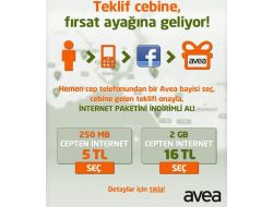 Avealılara İndirimli Data Paketleri