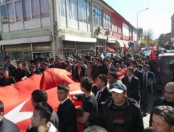 Boğazlıyan’da Binlerce Kişi Ellerinde Bayraklarla Terörü Kınadı