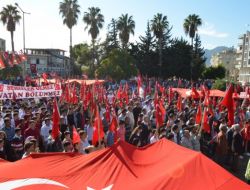 Bozyazı'da Teröre Lanet Yağdı