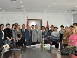 Comeinus Projesi Ortakları Vali Güner'i Ziyaret Etti