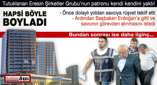 Eresin kendi eliyle hapsi boyladı!