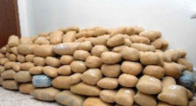 Diyarbakır'da 2 ton uyuşturucu