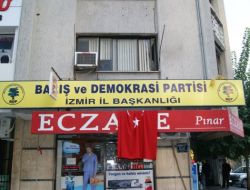 Miting Ardından İzmir Bdp İl Binasına Türk Bayrağı Asıldı