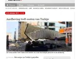 Van'daki Depreme Geniş Yer Verdiler