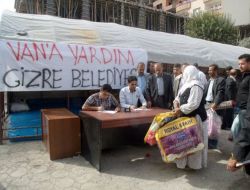 Cizreliler, Van’a Yardım Elini Uzattı