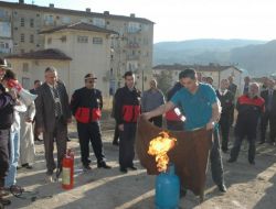 Hastanede Yangın Tatbikatı