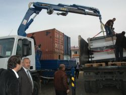 Erzurum Büyükşehir Belediyesi Van'a Konteyner Taşıyacak