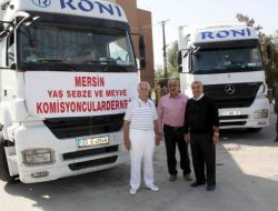 Mersin'den Van'a 4 Tır Sebze ve Meyve