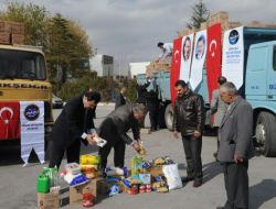 Ankara Büyükşehir'den 40 Ton Malzeme