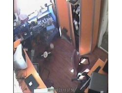 Deprem Anı Güvenlik Kamerasına Yansıdı