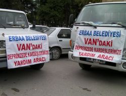 Erbaa'da Toplanan Yardımlar