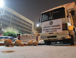 Ankara Barosu'nun 10 Bin Koli Yardım Malzemesi Yola Çıktı