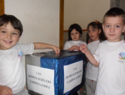 Minik Öğrenciler Harçlıklarını Van’a Gönderecek