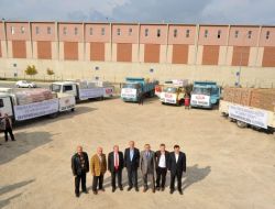 Büyükşehir'in Yardım Seferberliğine Gimat Esnafı Da Destek Verdi