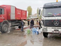 Erciş'teki Çadır Kentin Su İhtiyacını 'Ahtapot' Karşılıyor