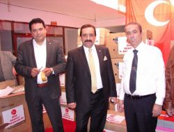 Denizli Mhp’den Vanlı Depremzedelere Yardım