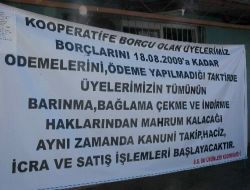 Tedaş'a Borcu Olan Su Ürünleri Kooperatifi Balıkçıları Pankartla Uyardı!