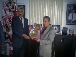 Van Emniyet Müdürü Mert, Erciş İlçe Emniyet Müdürü Mete'yi Ziyaret Etti