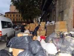 Trabzon'da Depremzedeler İçin Toplanan Yardımlar Yola Çıktı